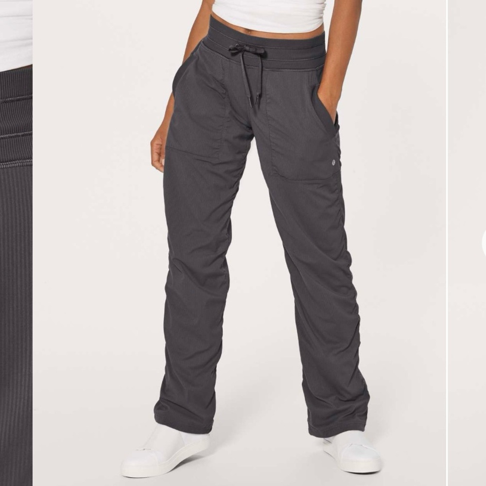 Lululemon Dance Studio Pant iii Lined Size 8 Dark Carbon Gray